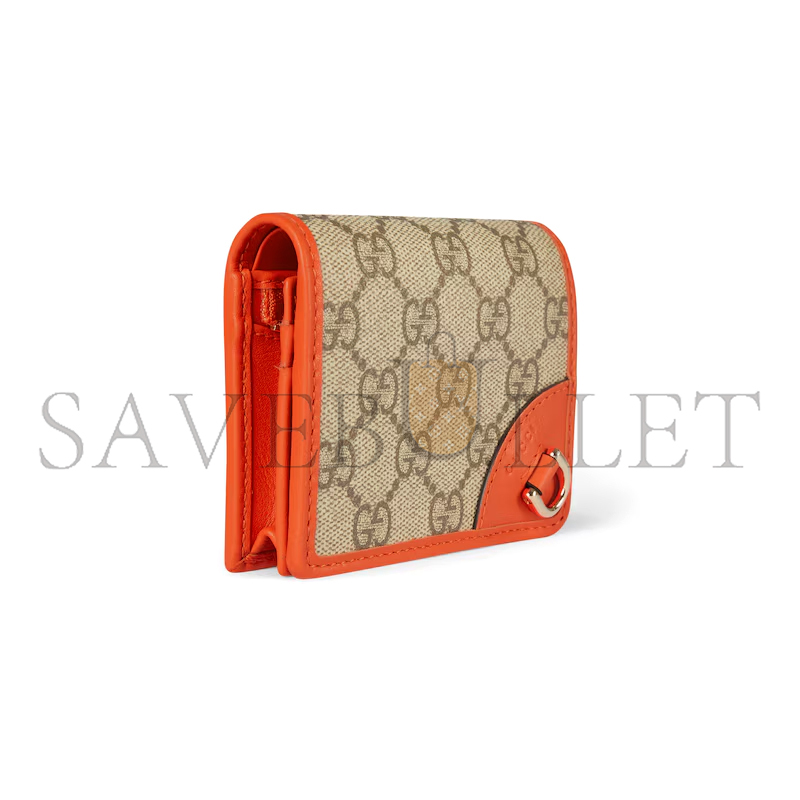 GUCCI GG EMBLEM SMALL WALLET 820692 (11*8.5*3cm)